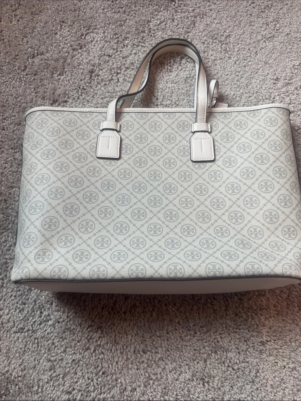 Tory Burch cream tote